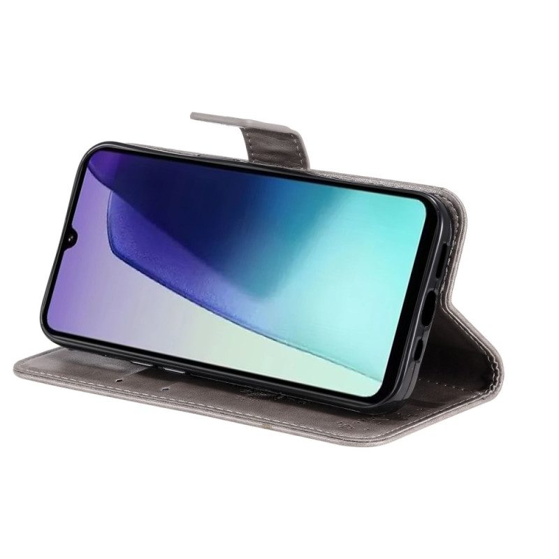 Lederhüllen Poco C75 Katze Und Baum Mit Riemen