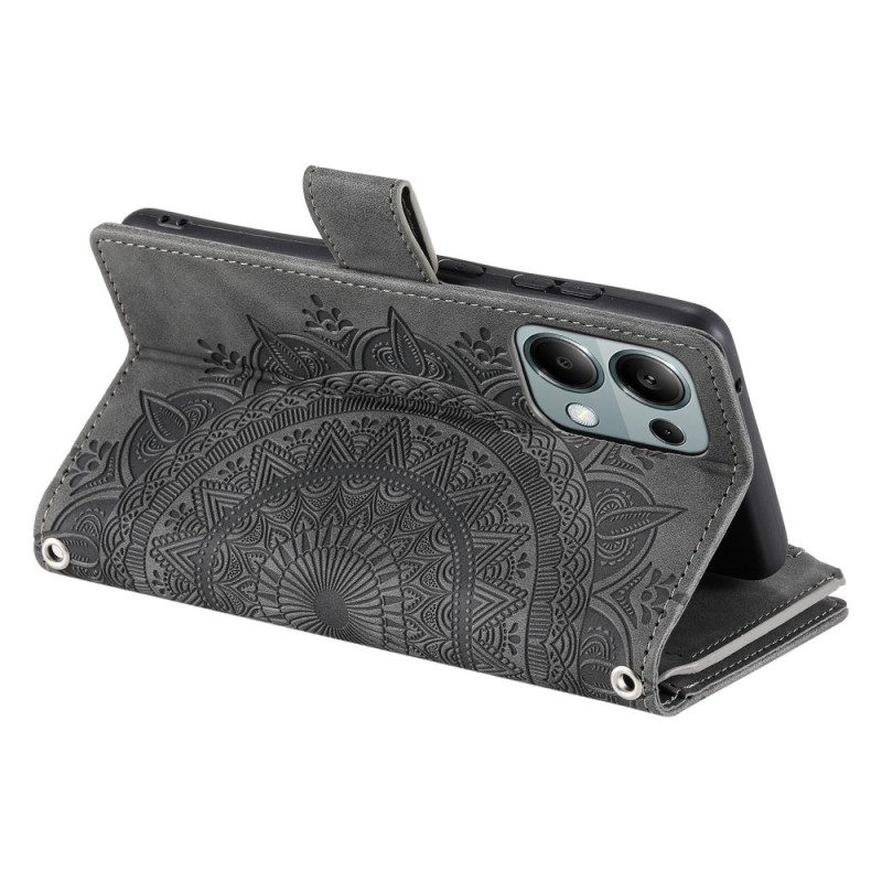 Lederhüllen Poco C75 Mandala-wildlederoptik