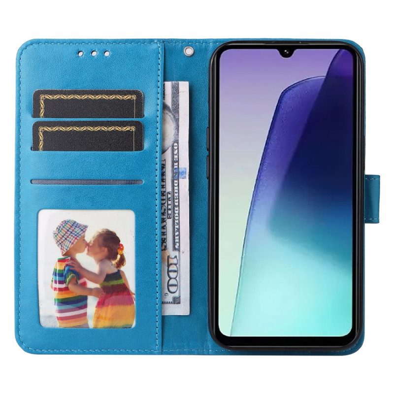 Lederhüllen Poco C75 Sonnenblumenmuster Mit Trageriemen