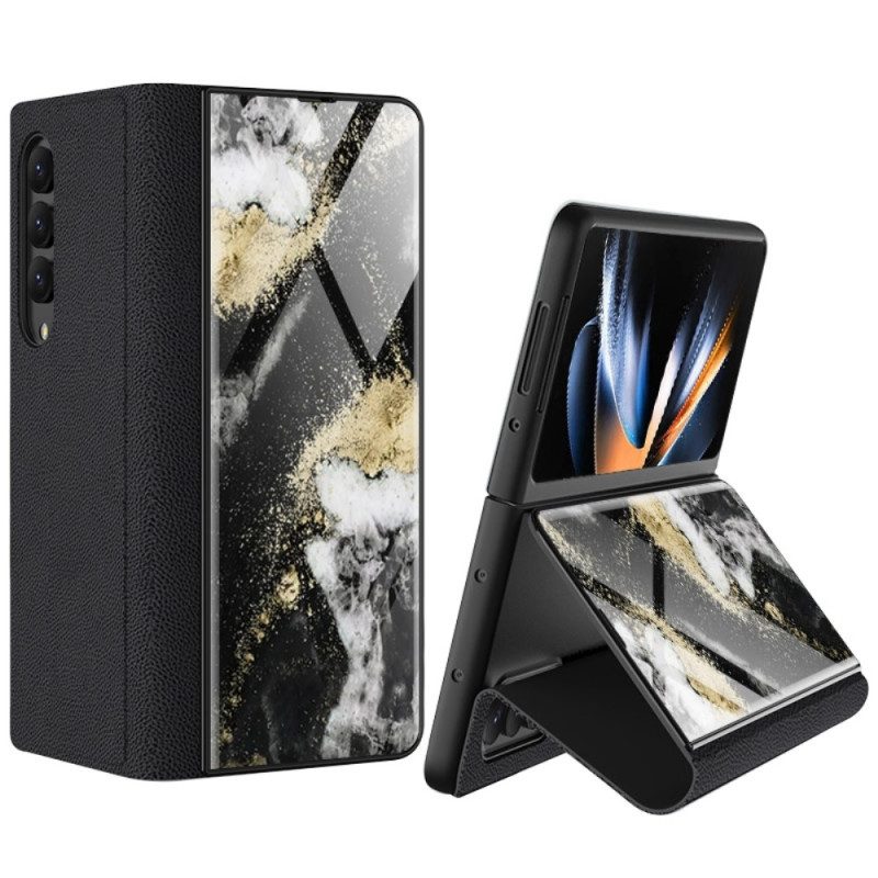 Handyhülle Für Samsung Galaxy Z Fold 4 Gkk Marmorwellen