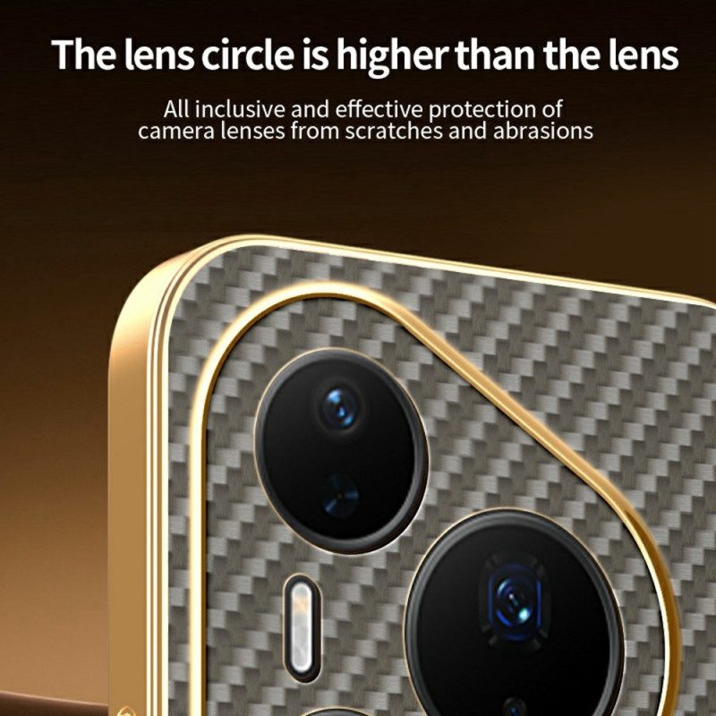 Hülle Für Huawei Pura 80 Pro Carbonfaser-textur