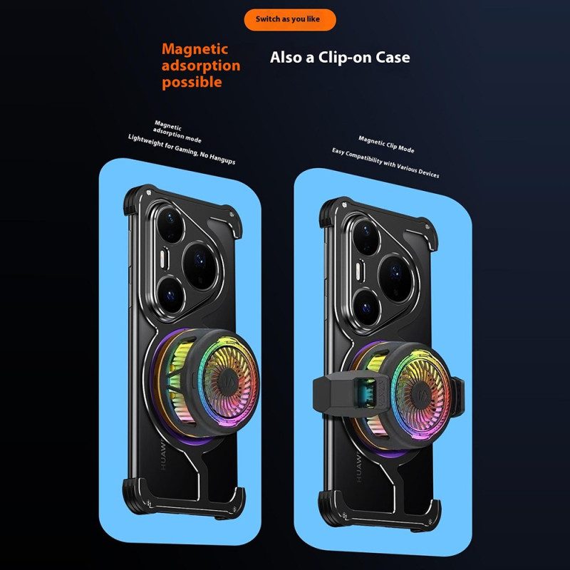 Hülle Für Huawei Pura 80 Pro Magsafe Mit Drehbarem Ständer Und Wärmeableitung