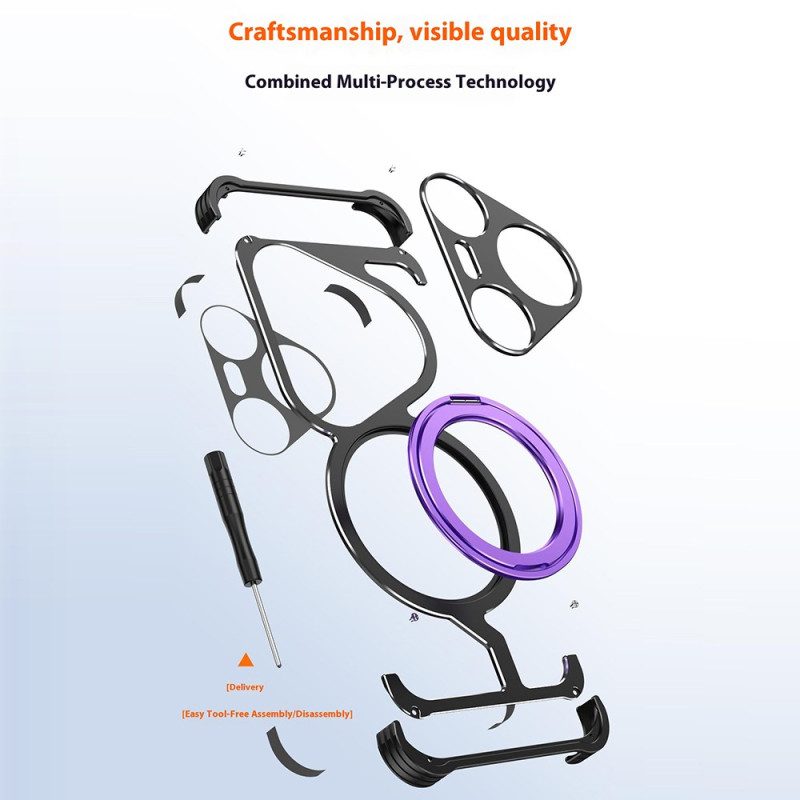 Hülle Für Huawei Pura 80 Pro Magsafe Mit Drehbarem Ständer Und Wärmeableitung