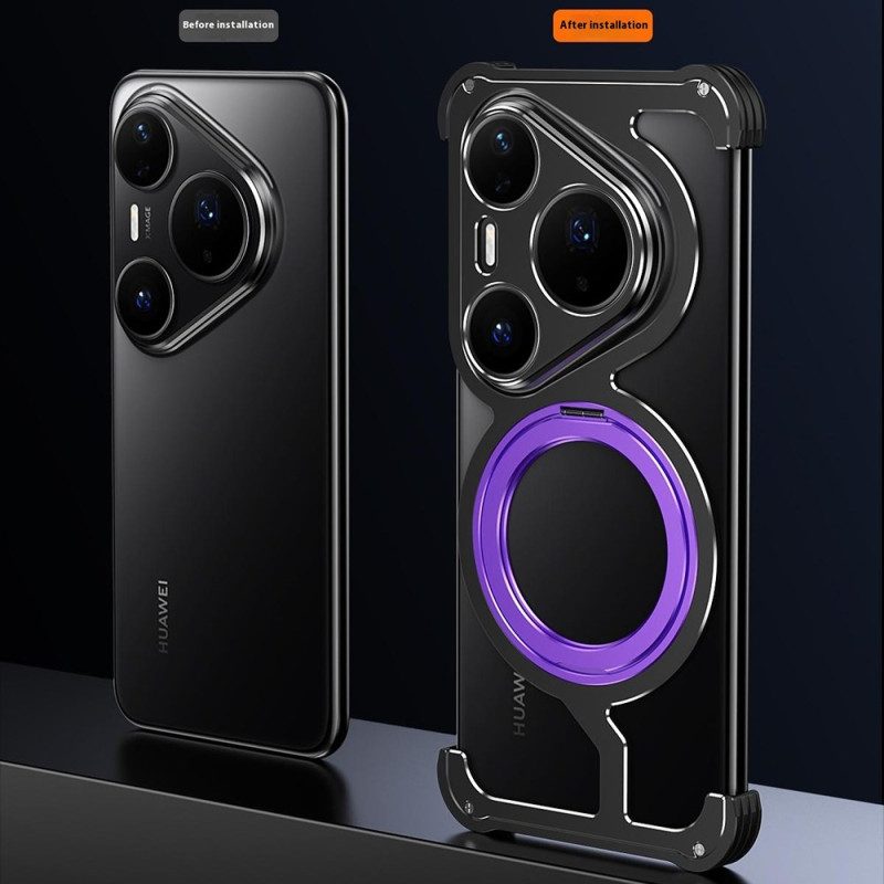 Hülle Für Huawei Pura 80 Pro Magsafe Mit Drehbarem Ständer Und Wärmeableitung