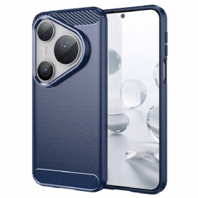 Hülle Huawei Pura 80 Pro Handyhülle Gebürstete Kohlefaser