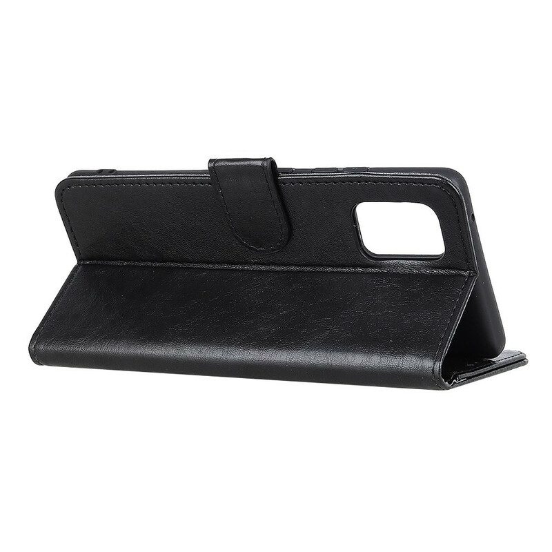 Flip Case Für Samsung Galaxy A41 Stil Ledergeschäft