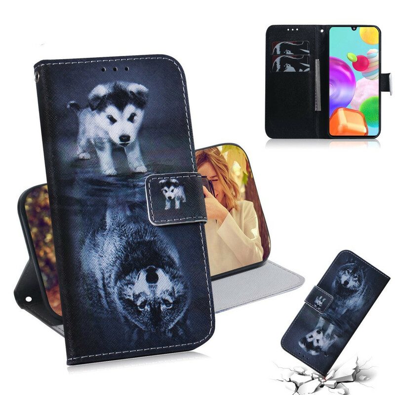 Lederhüllen Für Samsung Galaxy A41 Ernesto Der Wolf