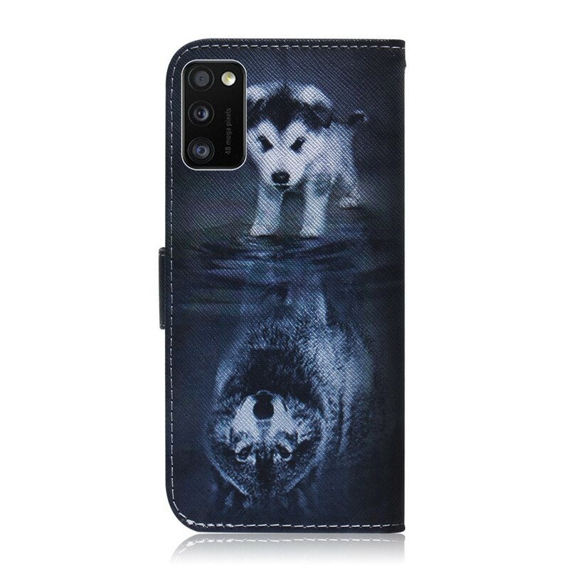Lederhüllen Für Samsung Galaxy A41 Ernesto Der Wolf