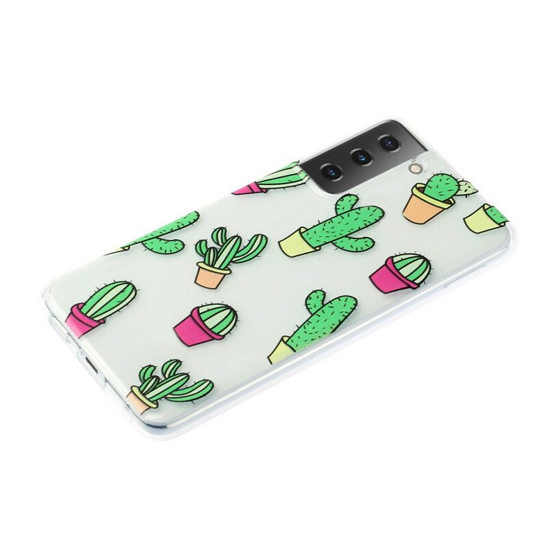 Handyhülle Für Samsung Galaxy S21 5G Mini-kakteen