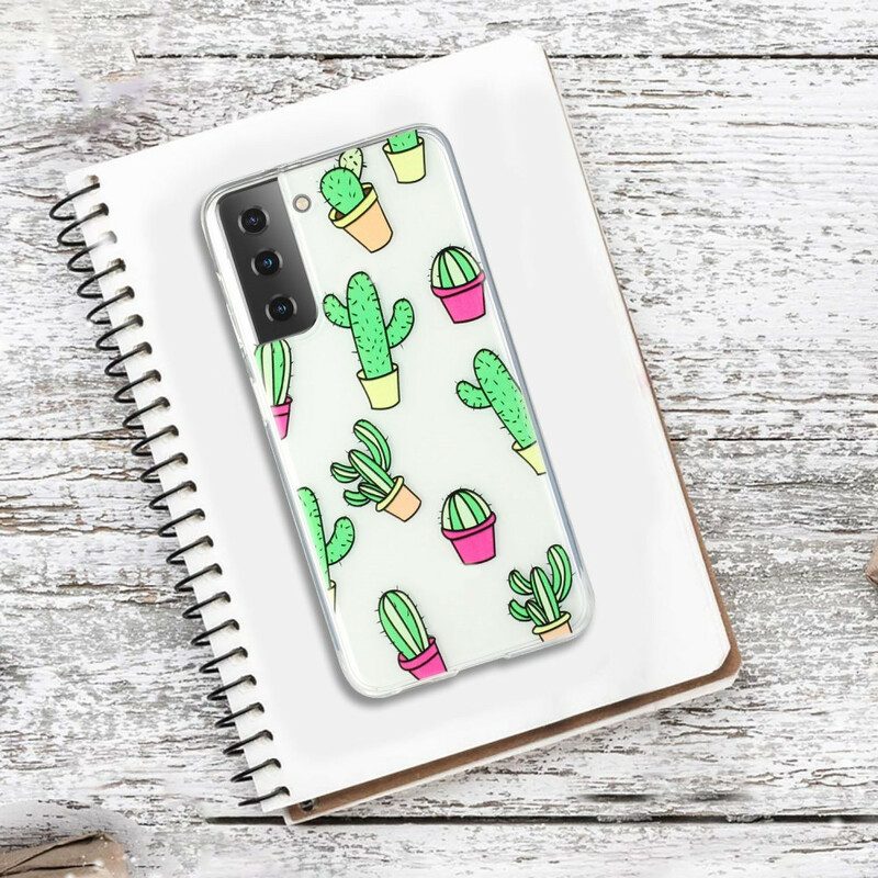 Handyhülle Für Samsung Galaxy S21 5G Mini-kakteen