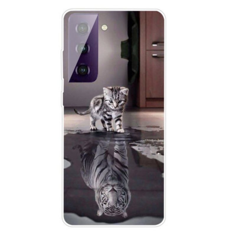 Hülle Für Samsung Galaxy S21 5G Ernst Der Tiger