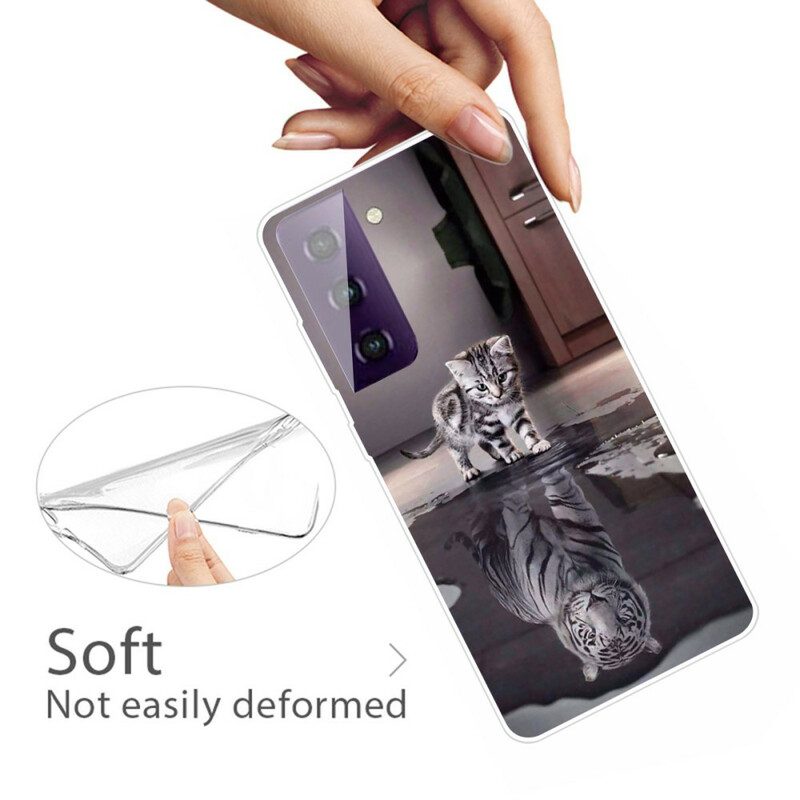 Hülle Für Samsung Galaxy S21 5G Ernst Der Tiger