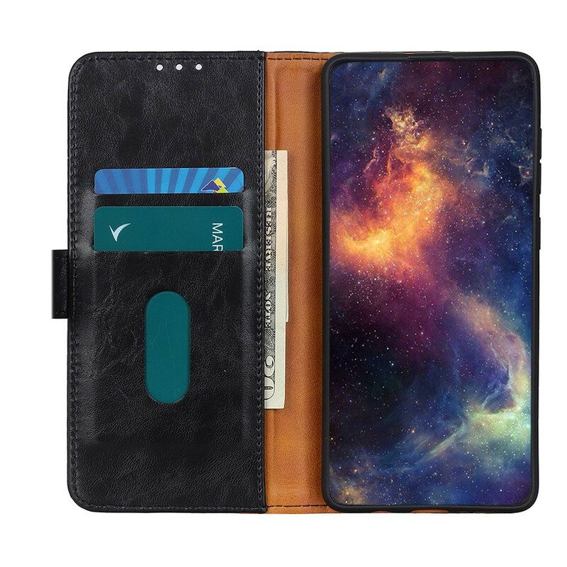 Lederhüllen Für Samsung Galaxy S21 5G Khazneh Elegance Lederstil