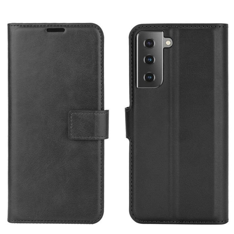 Lederhüllen Für Samsung Galaxy S21 5G Kunstleder Slim