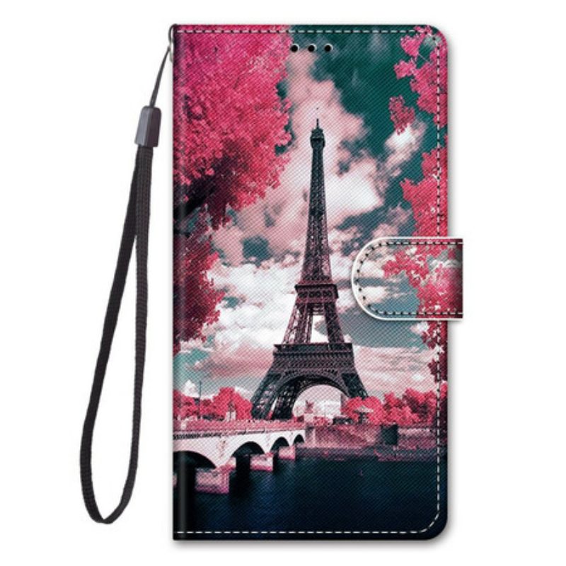 Lederhüllen Für Samsung Galaxy S21 5G Paris In Voller Blüte