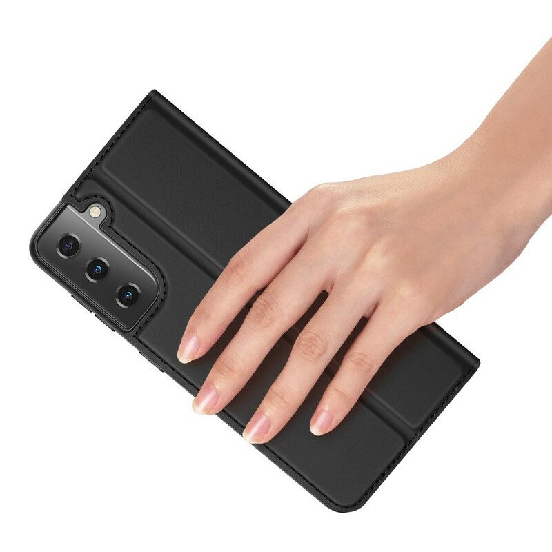 Schutzhülle Für Samsung Galaxy S21 5G Flip Case Skin Pro Dux Ducis