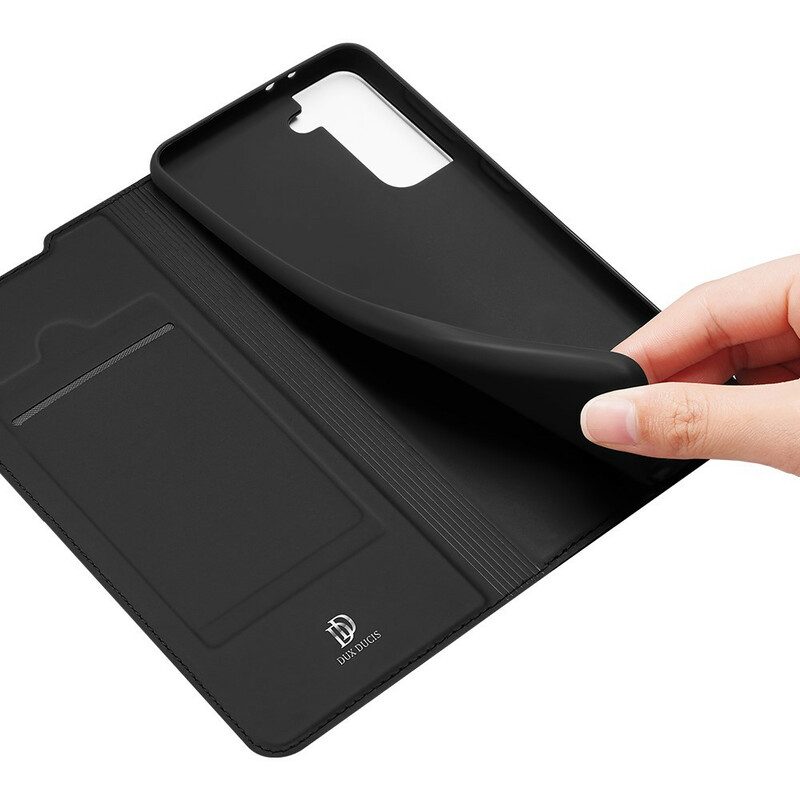 Schutzhülle Für Samsung Galaxy S21 5G Flip Case Skin Pro Dux Ducis