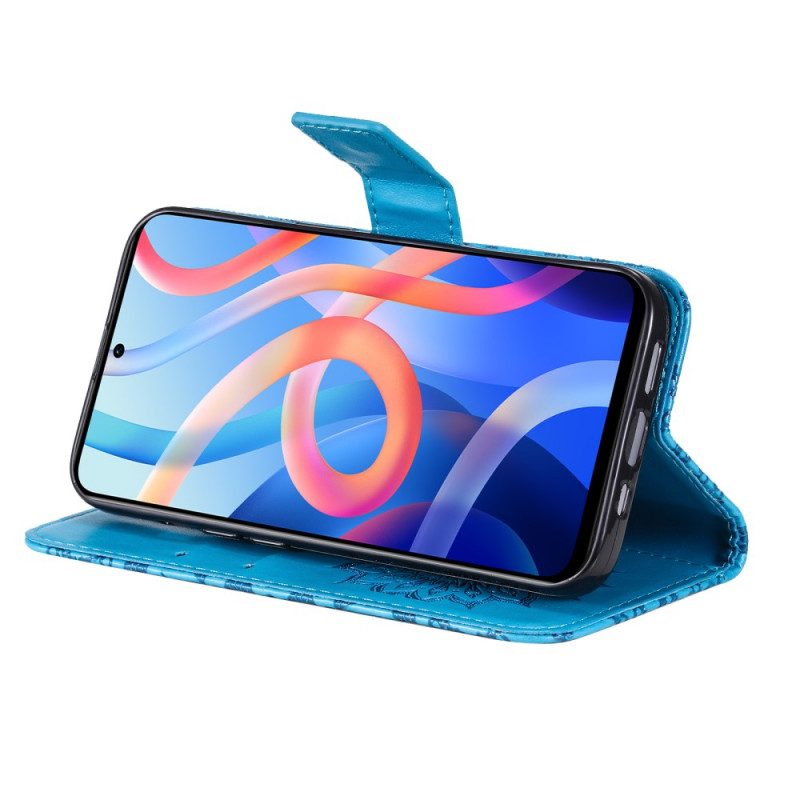 Flip Case Für Poco M4 Pro 5G Sonnenblume