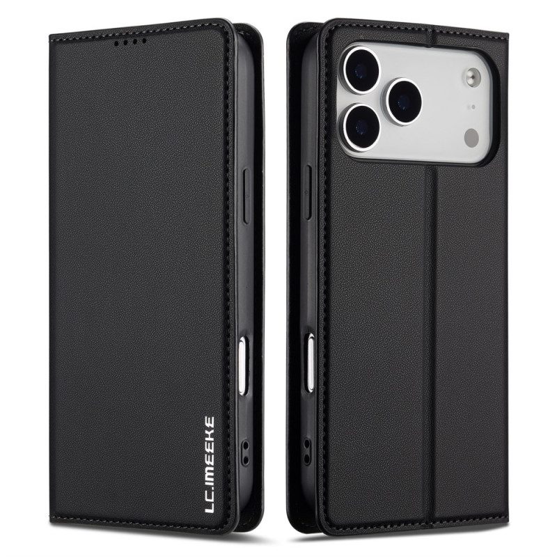 Flip Case Für iPhone 17 Pro Klassisches Lc.imeeke