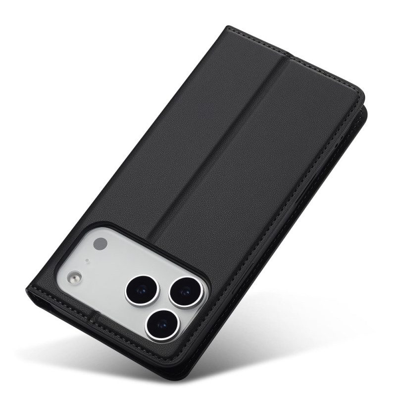 Flip Case Für iPhone 17 Pro Klassisches Lc.imeeke