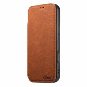 Flip Case Für iPhone 17 Pro Magsafe Kompatibles Vintage-design