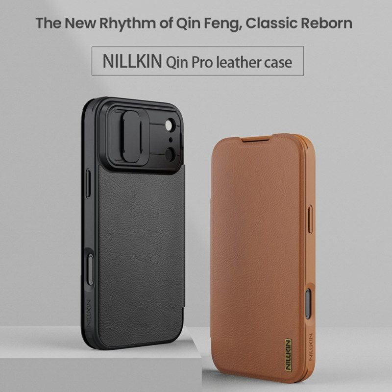 Flip Case iPhone 17 Pro Qin Pro Series Nillkin