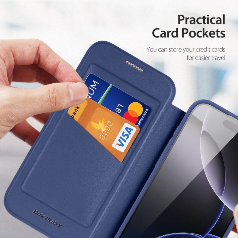 Flip Case iPhone 17 Pro Skin X Pro-serie Mit Dux Ducis-ständer