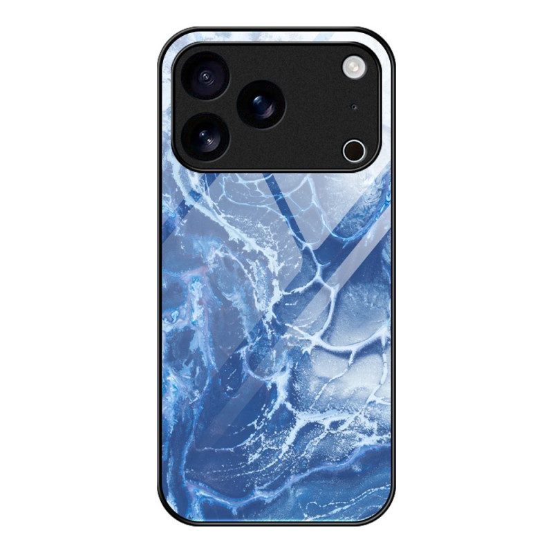 Hülle Für iPhone 17 Pro Gehärtetes Marmorglas Glas