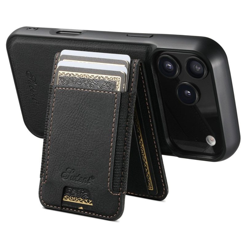 Hülle Für iPhone 17 Pro Magsafe 2-in-1 Abnehmbarer Kartenhalter