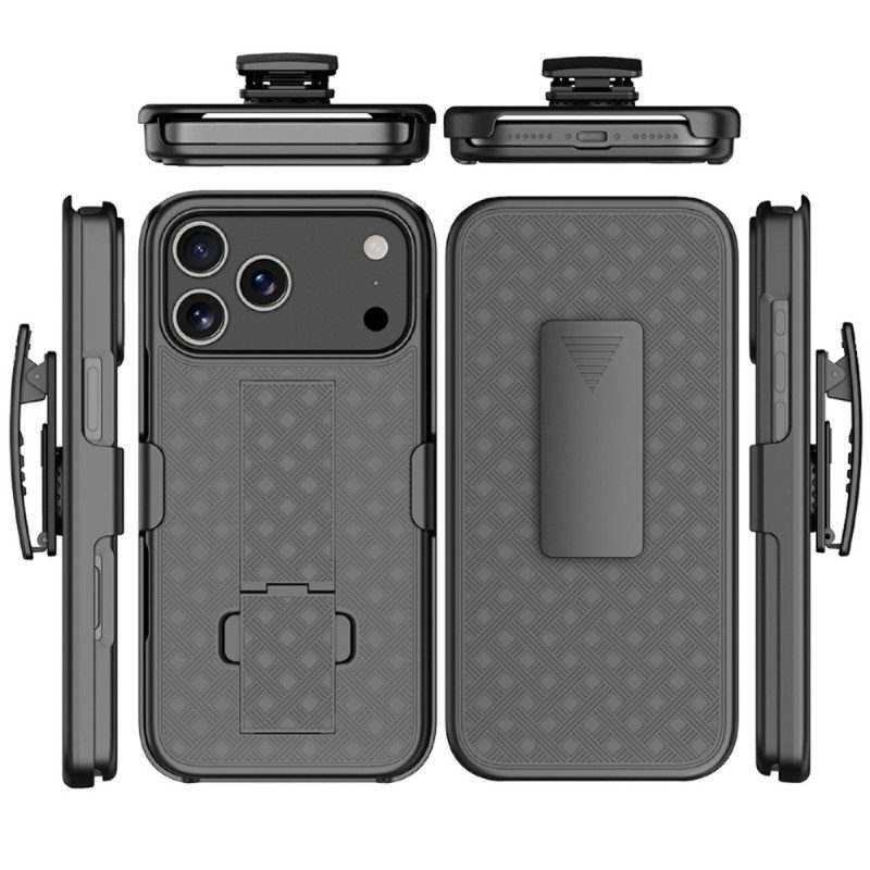 Hülle Für iPhone 17 Pro Schiebemechanismus Mit Ständer Und Clip