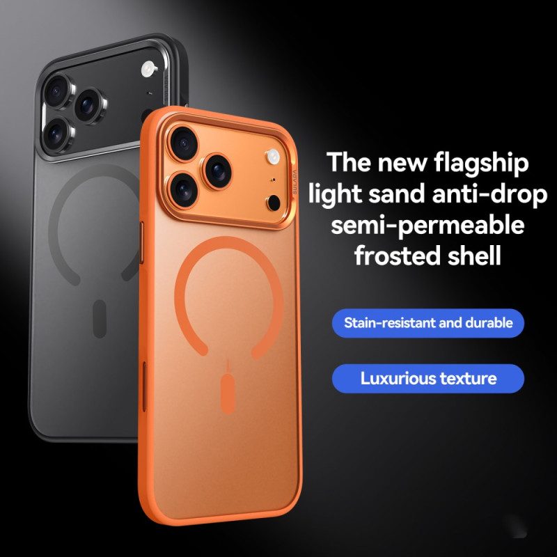 Hülle iPhone 17 Pro Handyhülle Magsafe-kompatibel Halbtransparent