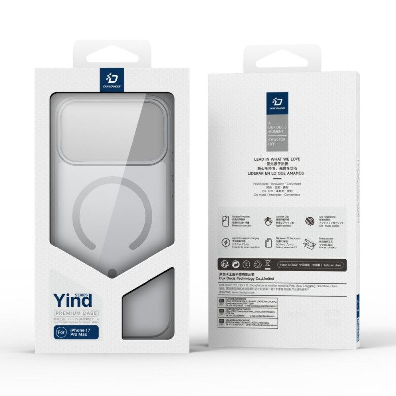Hülle iPhone 17 Pro Handyhülle Magsafe Yind Series Dux Ducis