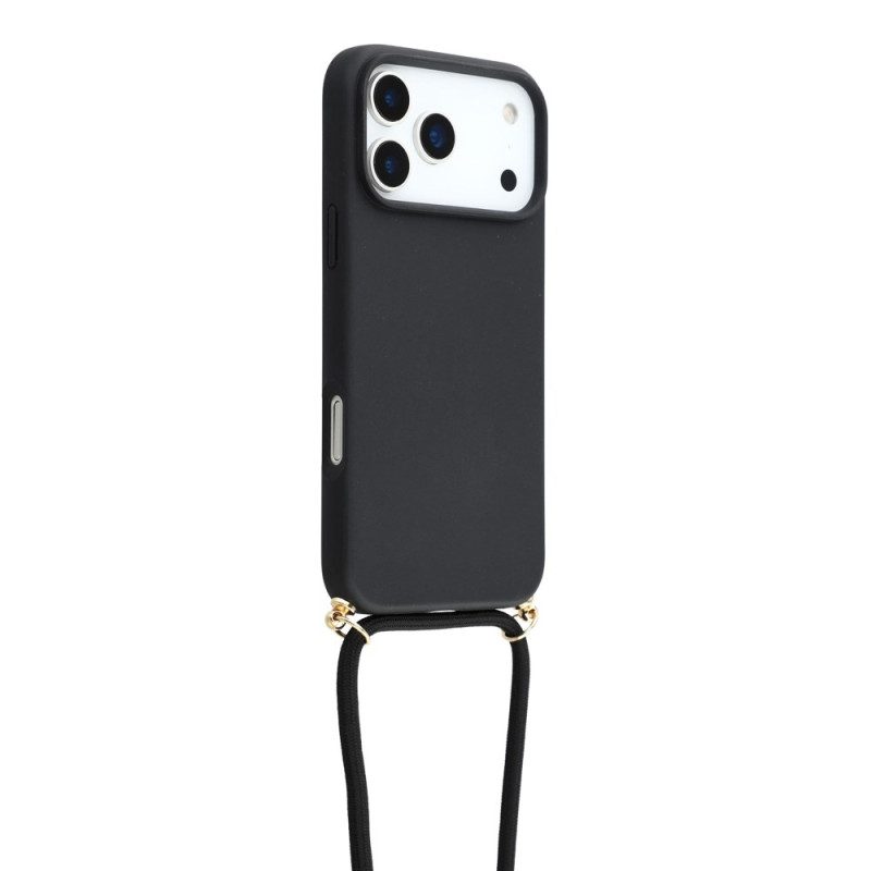 Hülle iPhone 17 Pro Handyhülle Silikonkordel