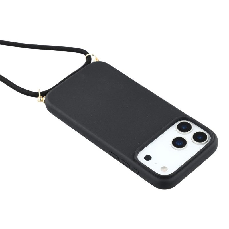 Hülle iPhone 17 Pro Handyhülle Silikonkordel