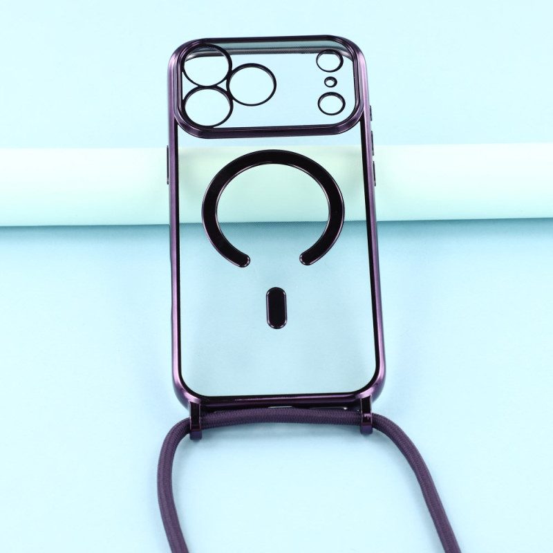 Hülle iPhone 17 Pro Magsafe-kompatibel Transparentes Kabel