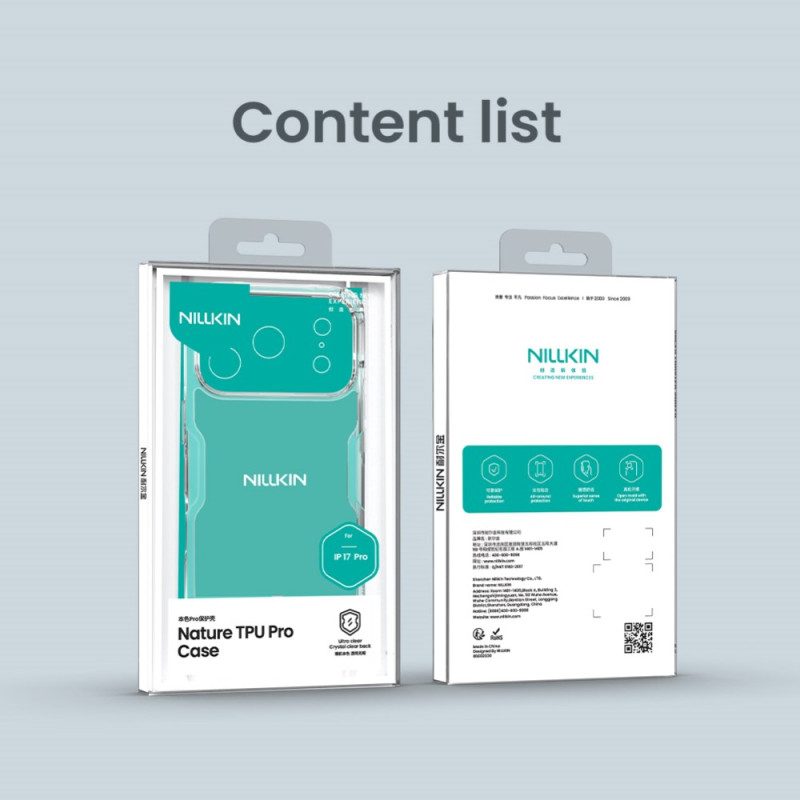 Hülle iPhone 17 Pro Nature Pro Serie Nillkin