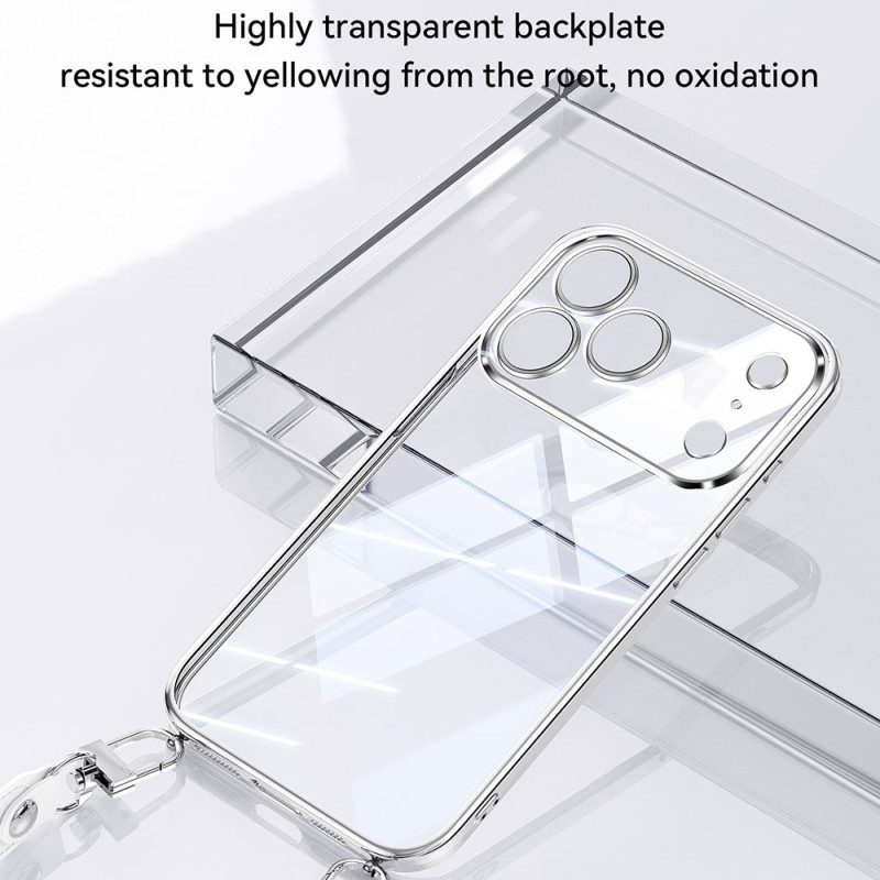 Hülle iPhone 17 Pro Transparent Mit Handschlaufe
