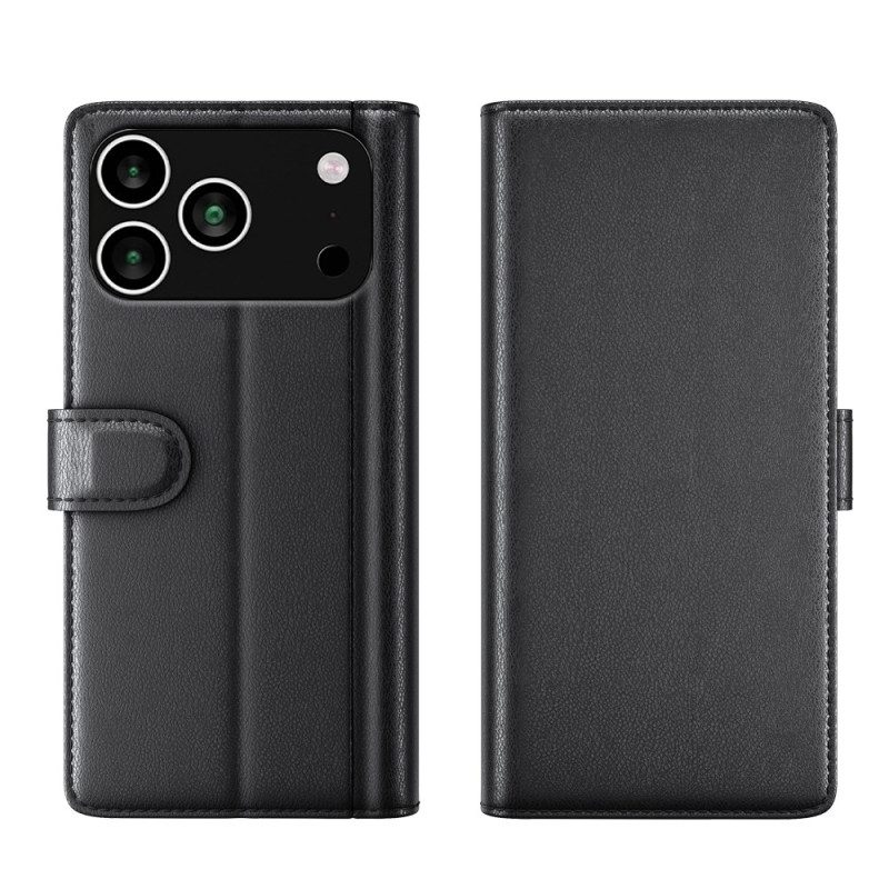 Lederhüllen iPhone 17 Pro Geldbörse Aus Echtem Leder