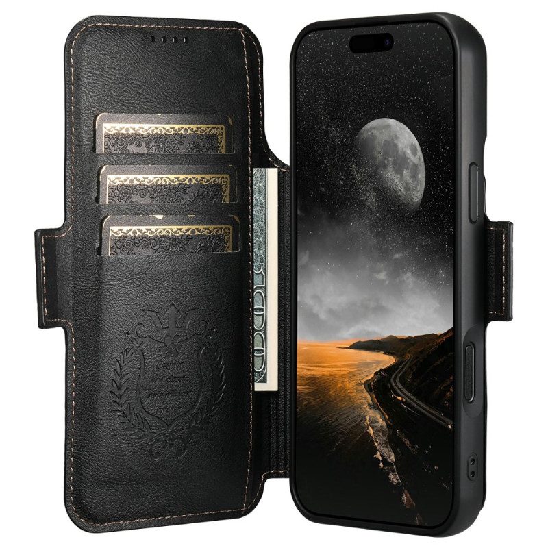 Lederhüllen iPhone 17 Pro Handyhülle Magsafe Zweifarbige Abnehmbare Hülle