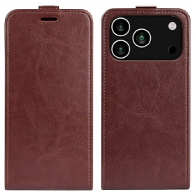 Lederhüllen iPhone 17 Pro Vertikales Klappcase