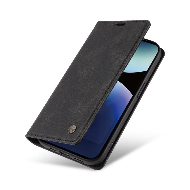 Flip Case Für Xiaomi Redmi Note 14 Pro 4g Wildlederoptik Ykatu