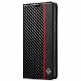 Flip Case Xiaomi Redmi Note 14 Pro 4g Handyhülle Carbonfaser-textur