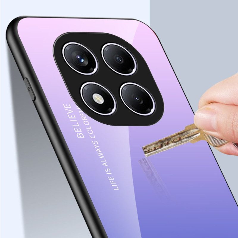 Hülle Für Xiaomi Redmi Note 14 Pro 4g Gehärtetes Glas Mit Hello-motiv