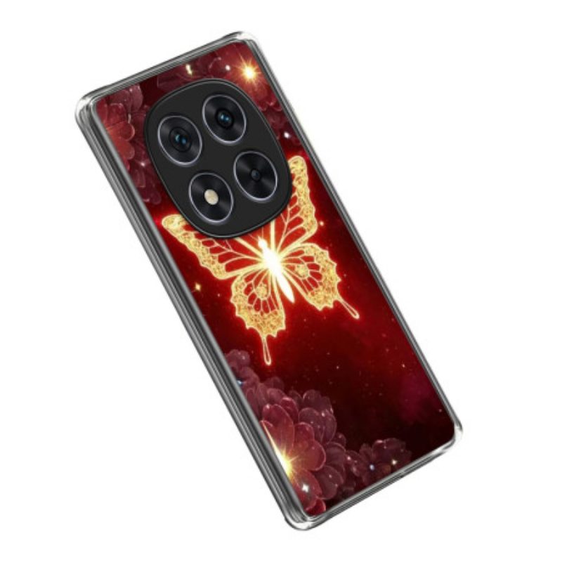 Hülle Xiaomi Redmi Note 14 Pro 4g Goldener Schmetterling
