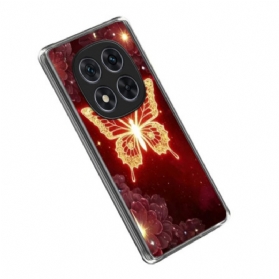 Hülle Xiaomi Redmi Note 14 Pro 4g Goldener Schmetterling