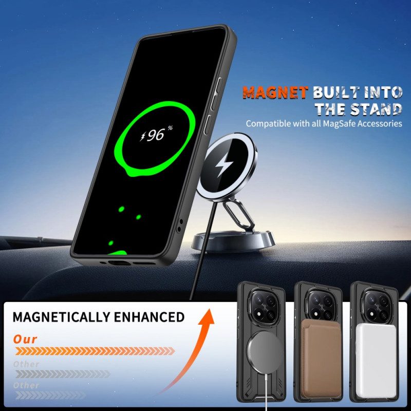 Hülle Xiaomi Redmi Note 14 Pro 4g Handyhülle Magsafe-kompatibel Mit Drehbarem Ständer