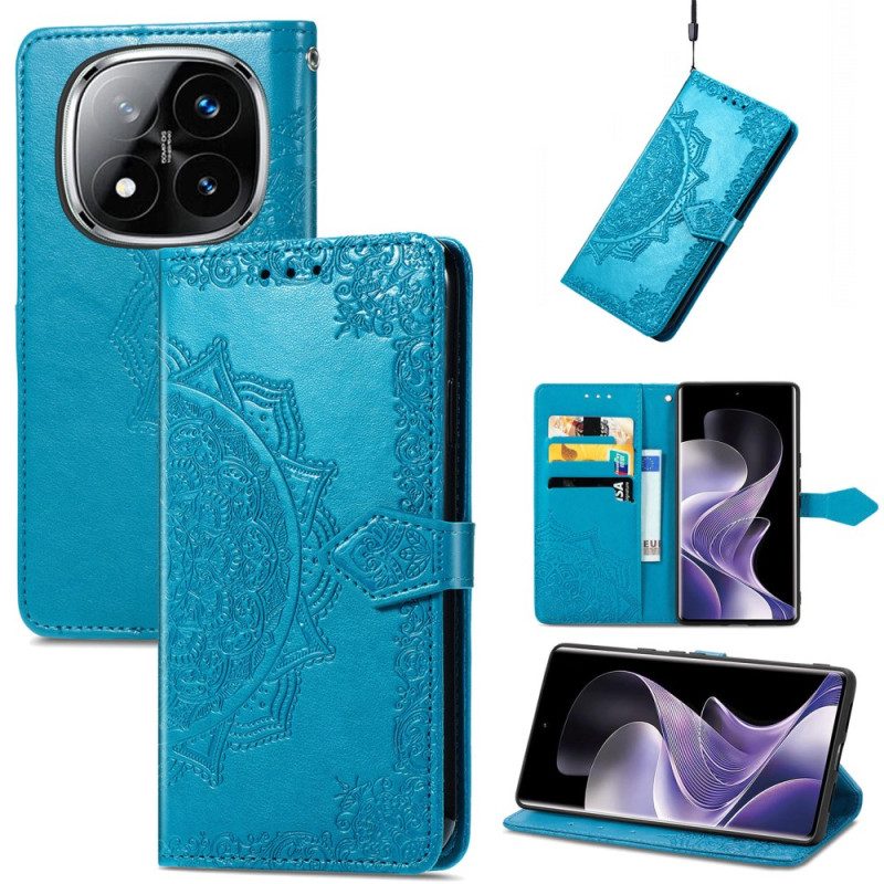 Lederhüllen Für Xiaomi Redmi Note 14 Pro 4g Barockes Mandala