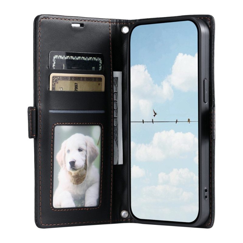 Lederhüllen Xiaomi Redmi Note 14 Pro 4g Gesteppt Mit Riemen