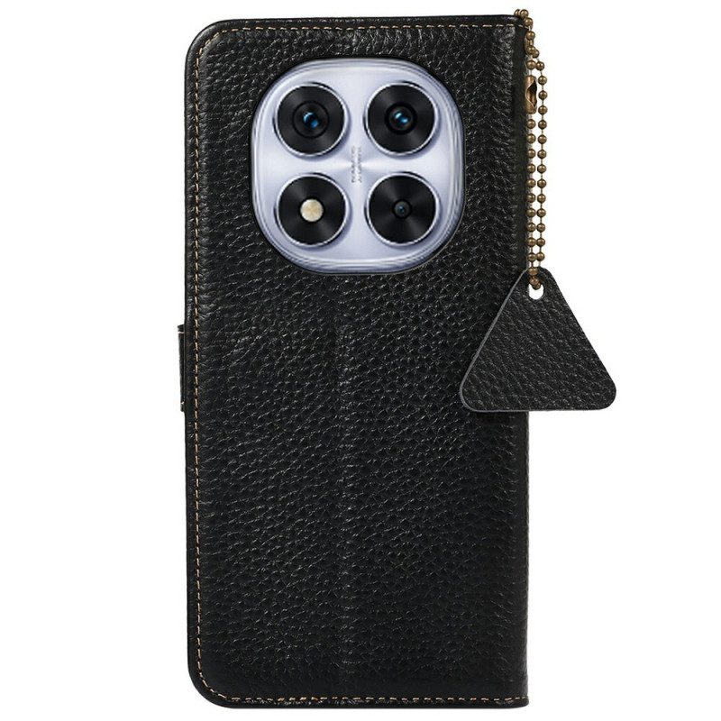 Lederhüllen Xiaomi Redmi Note 14 Pro 4g Handyhülle Echtleder Mit Rfid-schutz