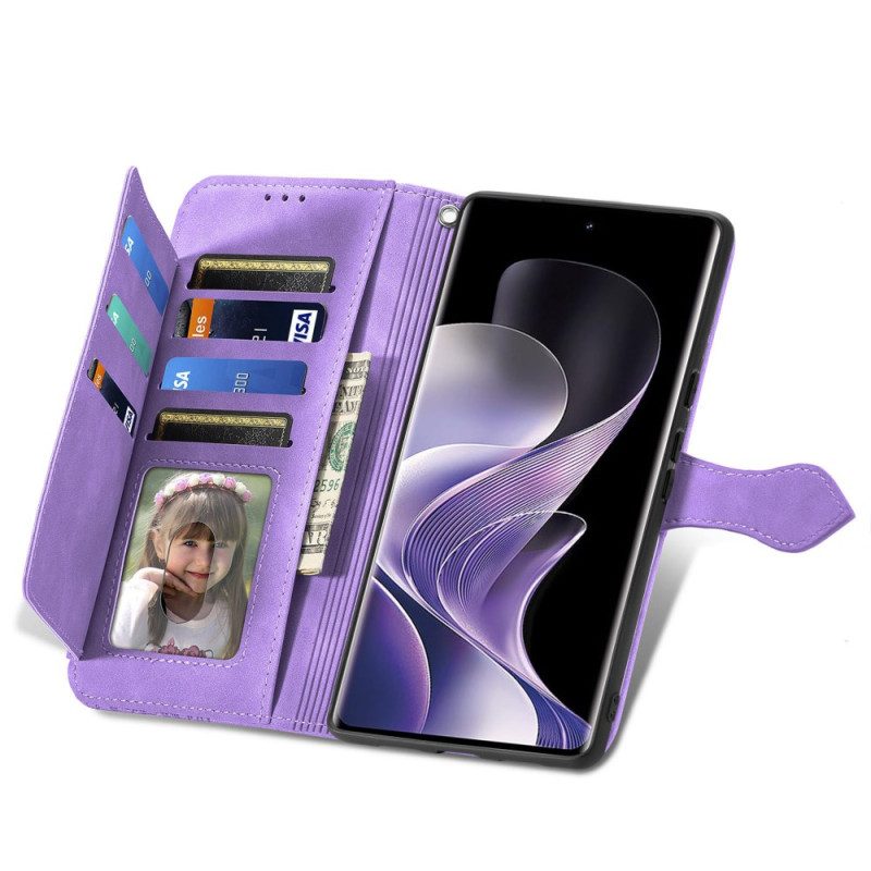 Lederhüllen Xiaomi Redmi Note 14 Pro 4g Handyhülle Wildleder Spitzeneffekt